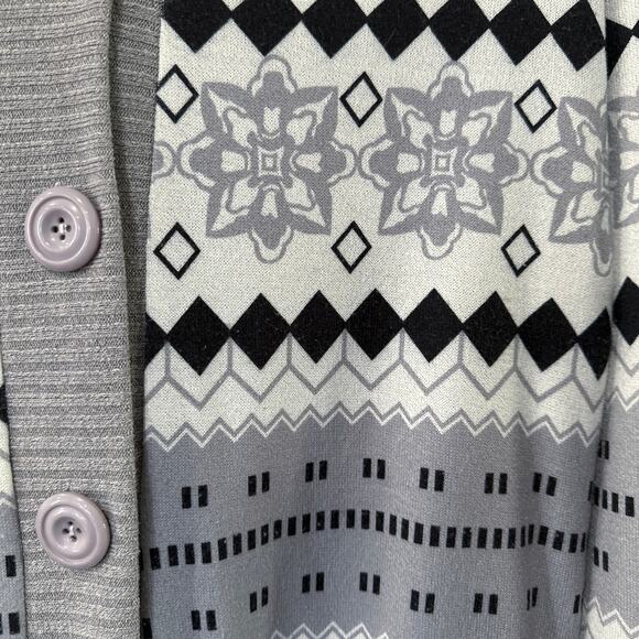 LiuSiRan fleece lined cardigan size Large - Picture 4 of 5